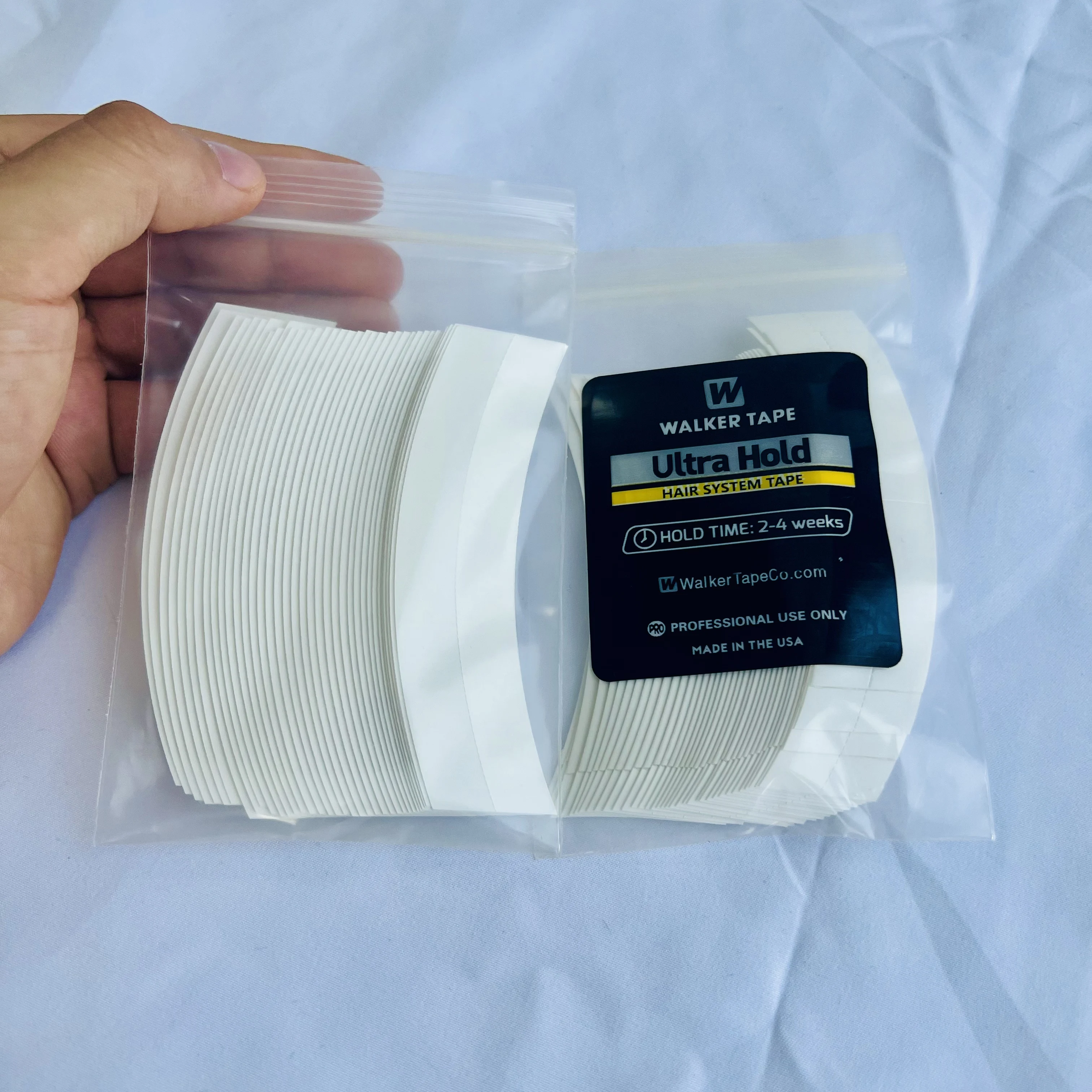 

36pcs/lot White Ultra Hold Adhesive Wig Double Sided Tape For Toupee/Lace Wig Hair Adhesive Tape