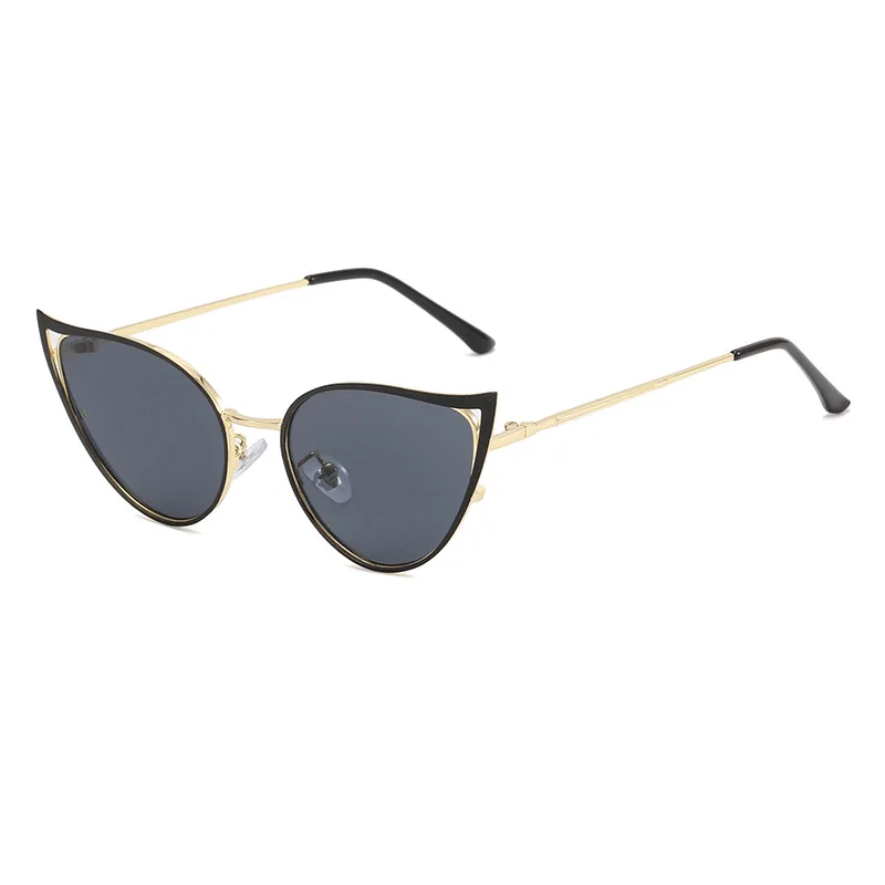 

Vintage Luxury Brand Designer Square Oversized Sunglasses Women For Men Sun Glasses Punk Popular Gold Round Ring Shades UV400