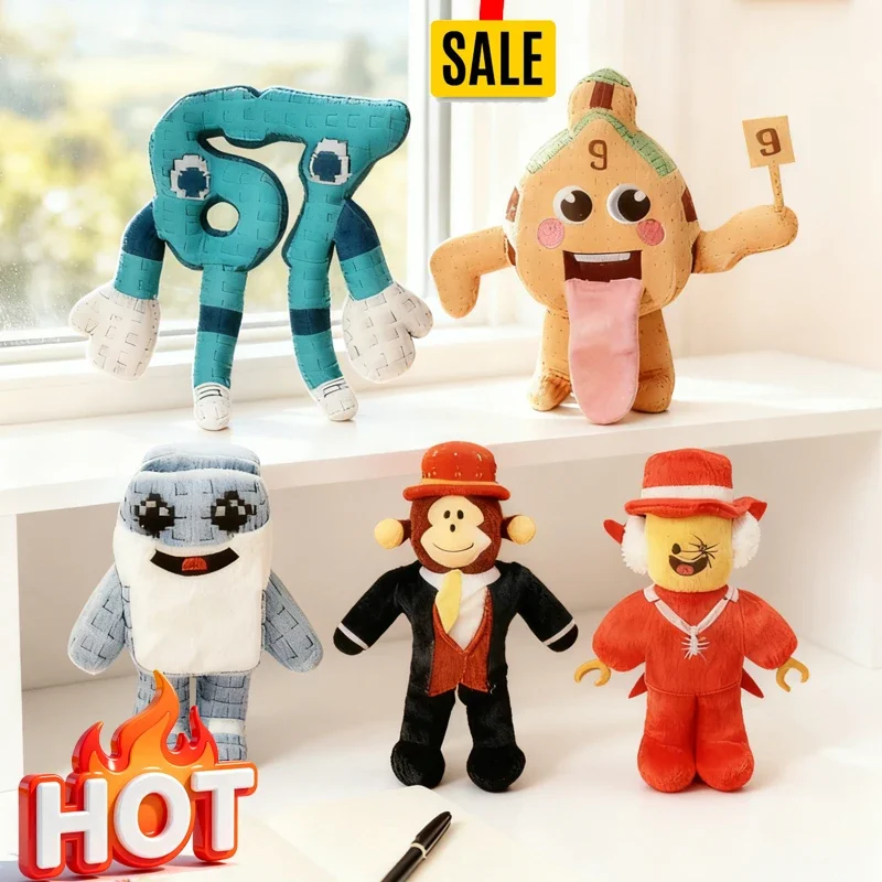 Ruba Un Brainrot Gioco Peluche Soffice Cartone Animato Cercatore di Attenzione - Decorazione Divertimento per la Camera dei Bambini Regalo di Natale che non occupa mai