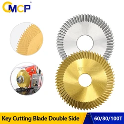 CMCP 60/80/100T Key Copy Machine Blade For All Horizontal Key Machine Double Side Key Cutter Blade Milling Cutter Locksmith Tool