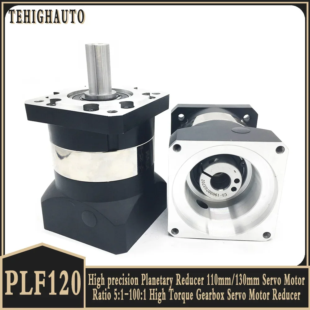 High precision Planetary Reducer 110mm/130mm Servo Motor Ratio 5:1-100:1 High Torque Gearbox 100mm Flange Servo Motor Reducer