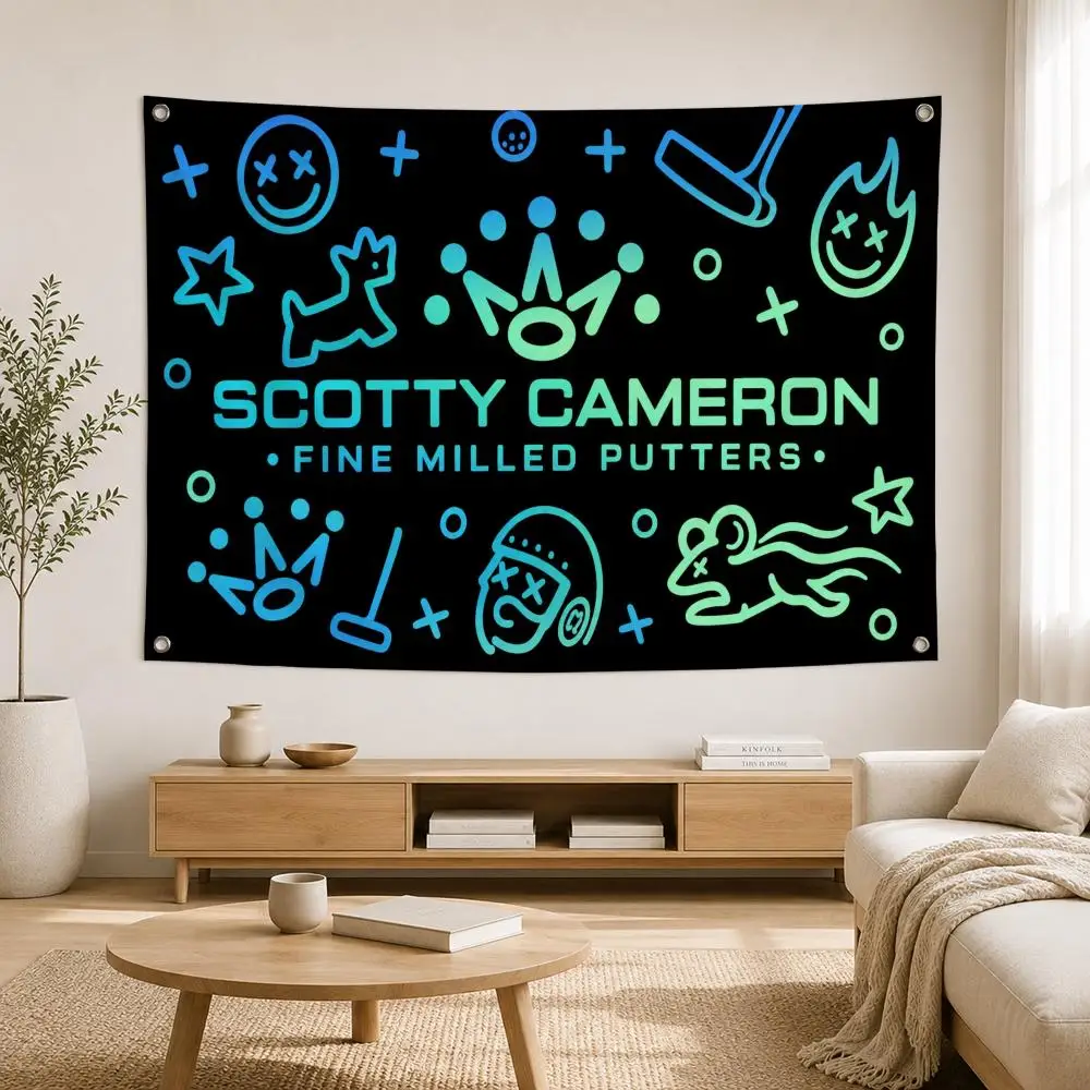 Marke Scotty Cameron Flags Home Yard & Garden Decor Banner – Wandfahne für den Innen- und Außenbereich – Detail 3