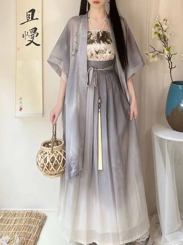 

Платье ханьфу, женское традиционное китайское платье ханьфу, женский карнавальный костюм для косплея, вечерние костюмы ханьфу, большие размеры XL