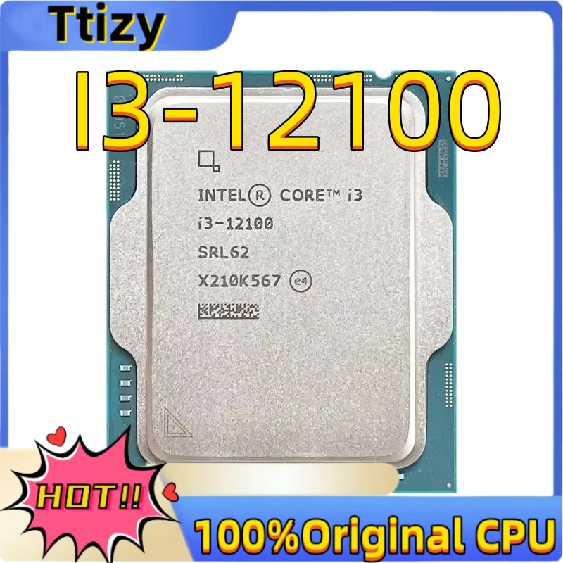 NEW Core i3 12100 3.3 GHz 65W LGA 1700