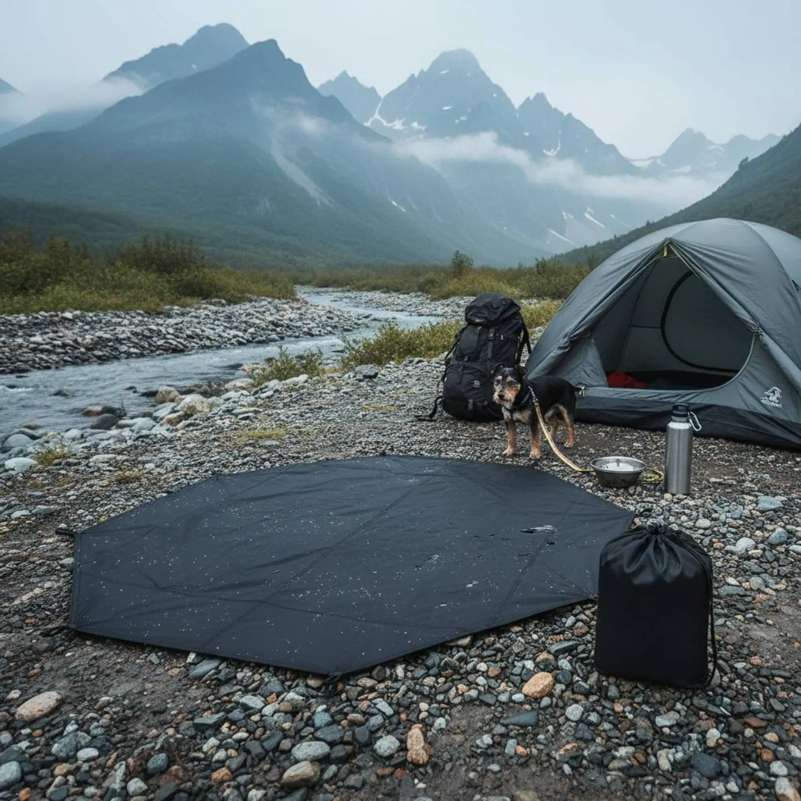 

Портативный прочный коврик-подстилка из оксфорда для палатки-пирамиды, легкий, для использования на открытом воздухе