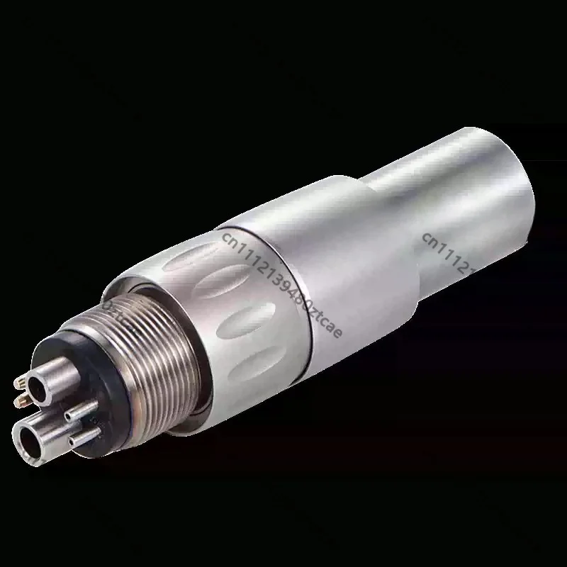 Dental Fiber Optic Quick Connector, Self‑Illuminating High Speed Handpiece Quick Coupling Adapter, Dental Handpiece Fiber Optic