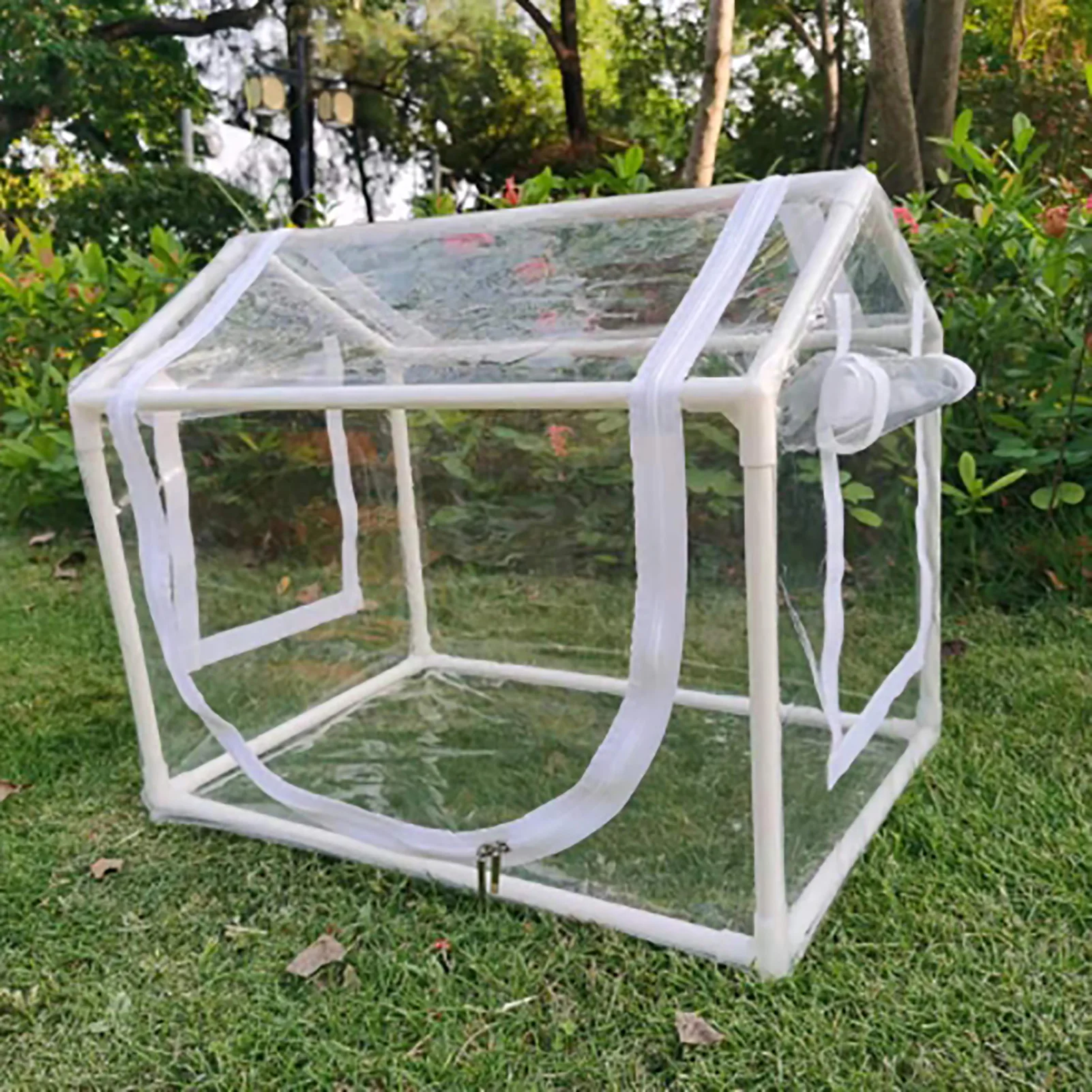 

Garden Greenhouse Mini Flower Insulation Antifreeze Household Rain Cover With Size Of 23.6*15.7*19.6 In Balcony Garden Rack