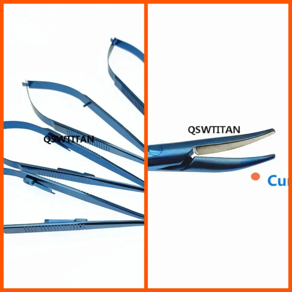 Strumenti per gli occhi Porta aghi Castroviejo Punta da 11 mm Pinze dentali Pinze per tenuta chirurgica oftalmica Strumenti per palpebre