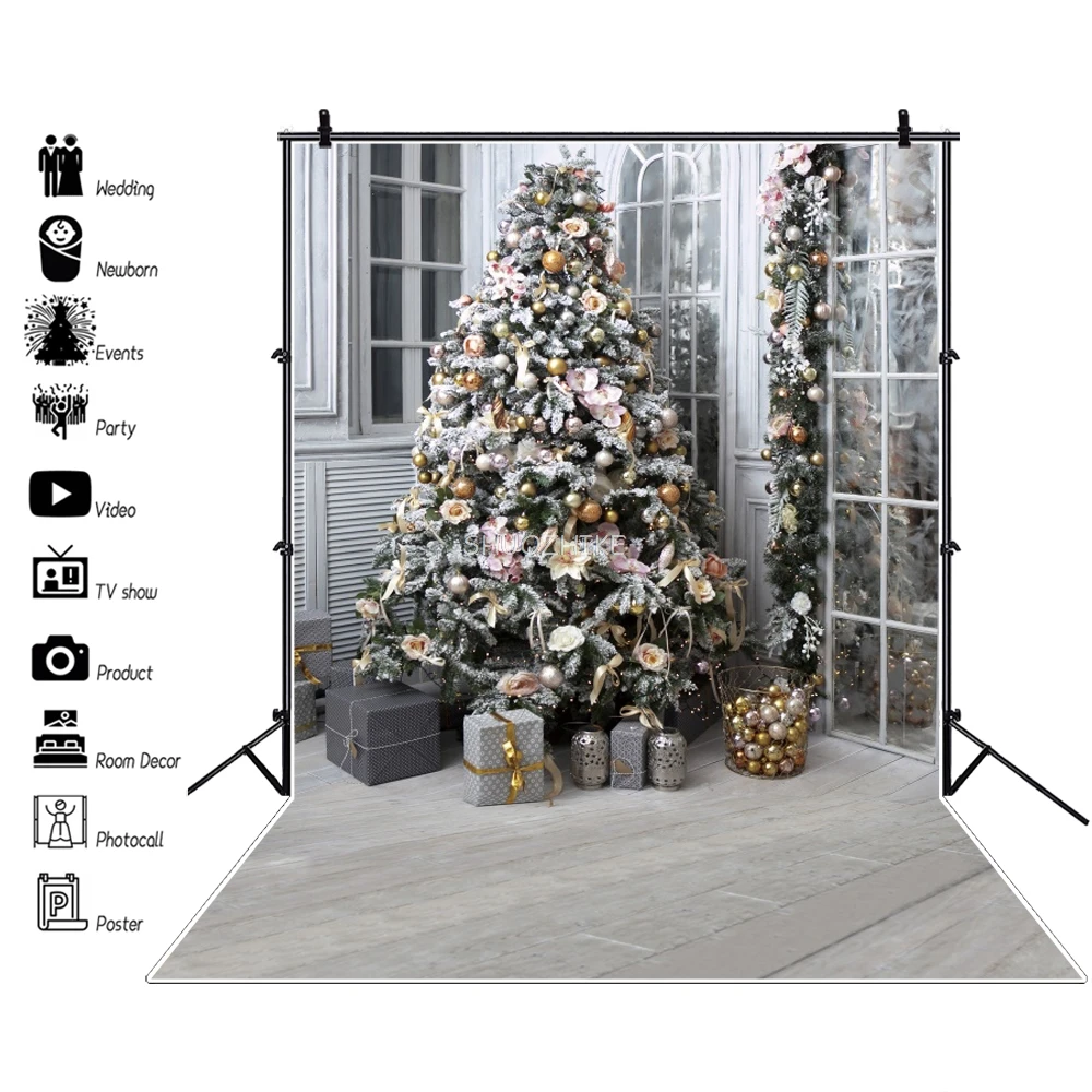 الذهب الداكن الملكي الفاخر عيد ميلاد سعيد المهرجانات الموقد شمعة الطابق كرسي الداخلية صورة خلفية التصوير الخلفية