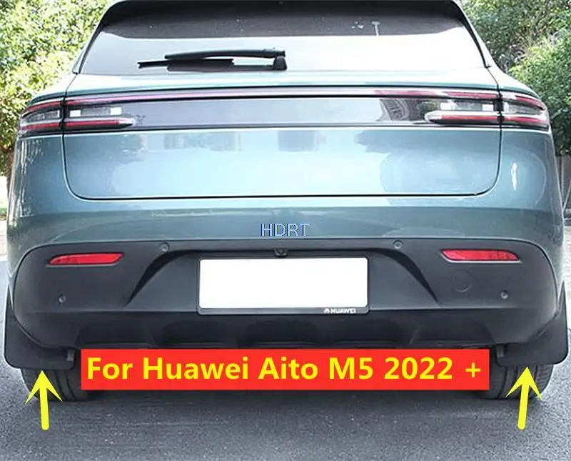 Car Styling Mud Flaps For Huawei Aito M5 2022 + Front And Rear Mudguards Splash Guards Fender Mudflaps Decoration Accessories