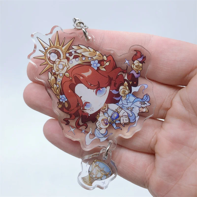 لعبة الهوية VQi Shiyi Ivy Emma Woods ملحقات سلسلة المفاتيح التأثيرية هدية قلادة كرتونية #5