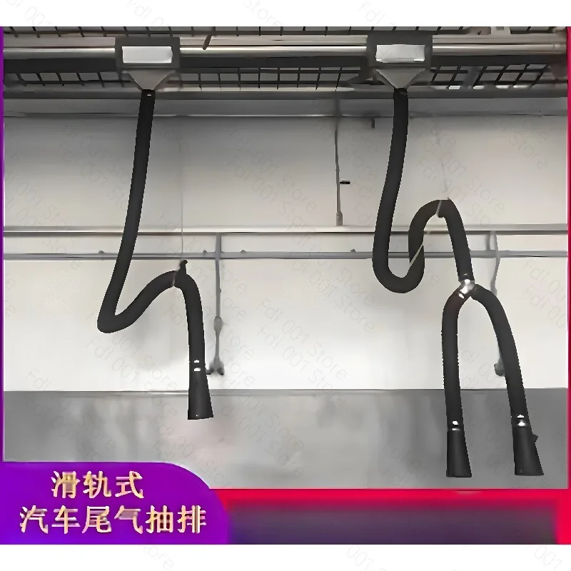 New Conditions for Vehicle Exhaust Systems Crab Hose Reel Top Rail Mounted Slide Rail Exhaust System