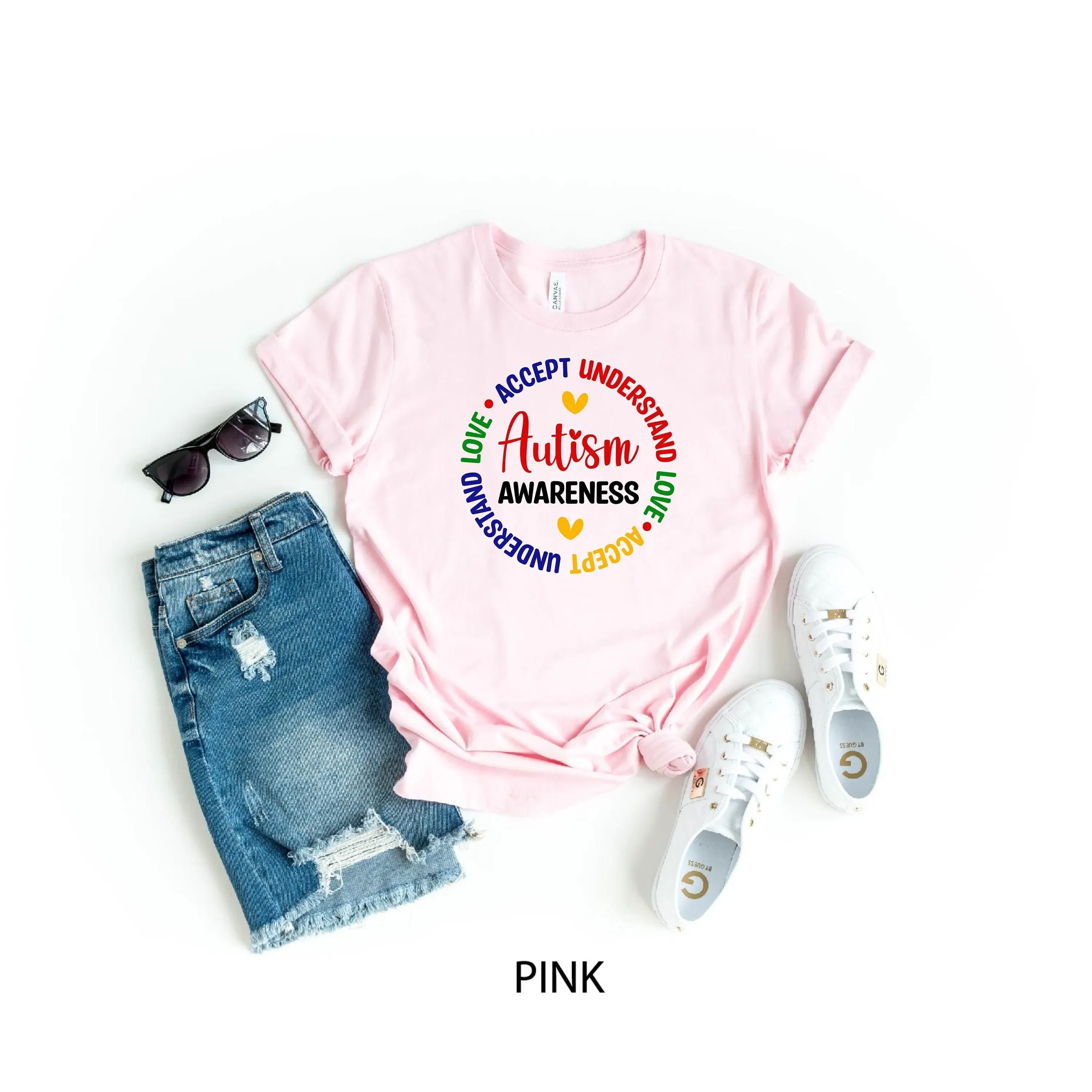 Autism Awareness T Shirt Accept Understand Love NeurodivergenT Month Special Ed Support