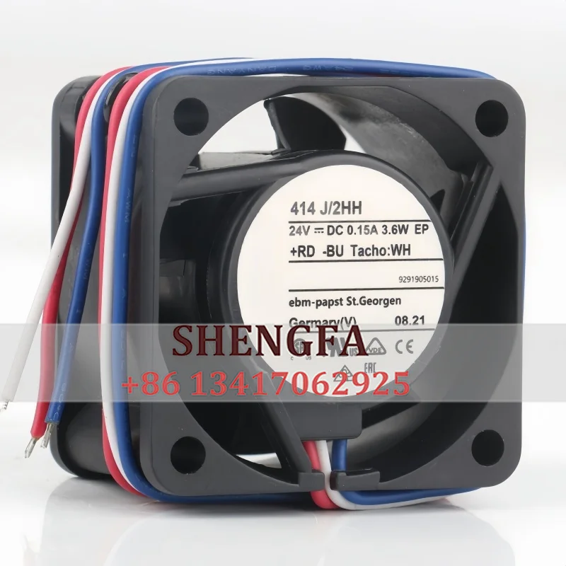 Germany 414J-2HH/141JHH/414JHHR/414JR DC24V 4025 inverter cooling fan 40*40*25MM