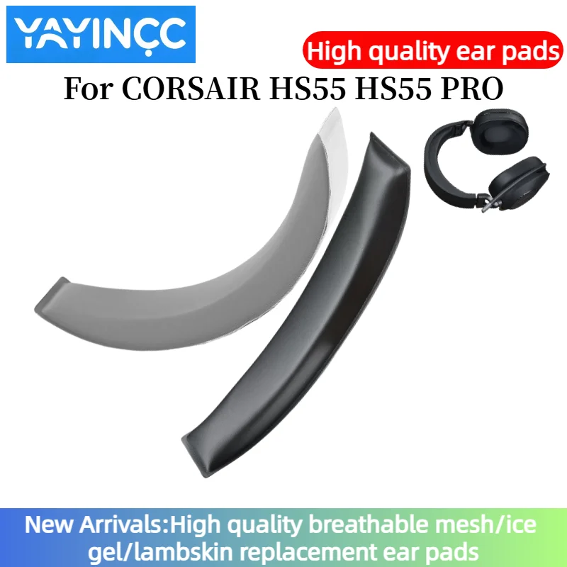 

YAYINCC Universal Full Closure Headband Cover CORSAIR HS55 HS55 PRO Headpad Zipper Cushion Protective Head beam cover