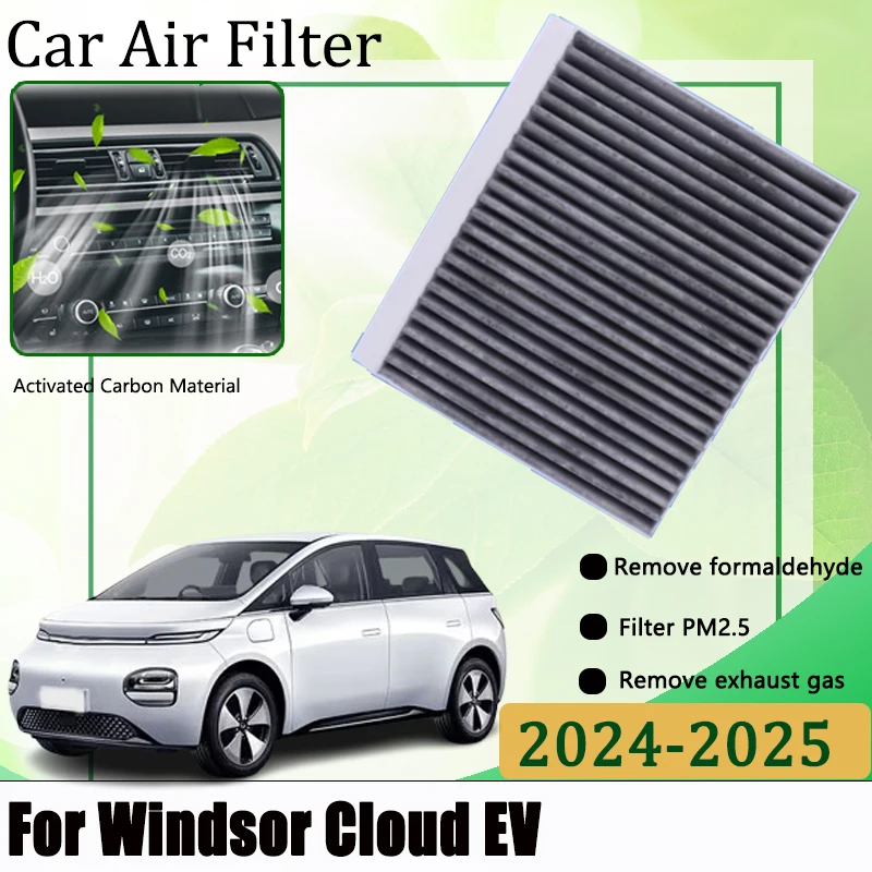 

Car Front Grille Filters For Wuling Cloud EV MG Windsor EV 2024 2025 Activated Carbon Cabin Filter Air Conditioning Filter Parts
