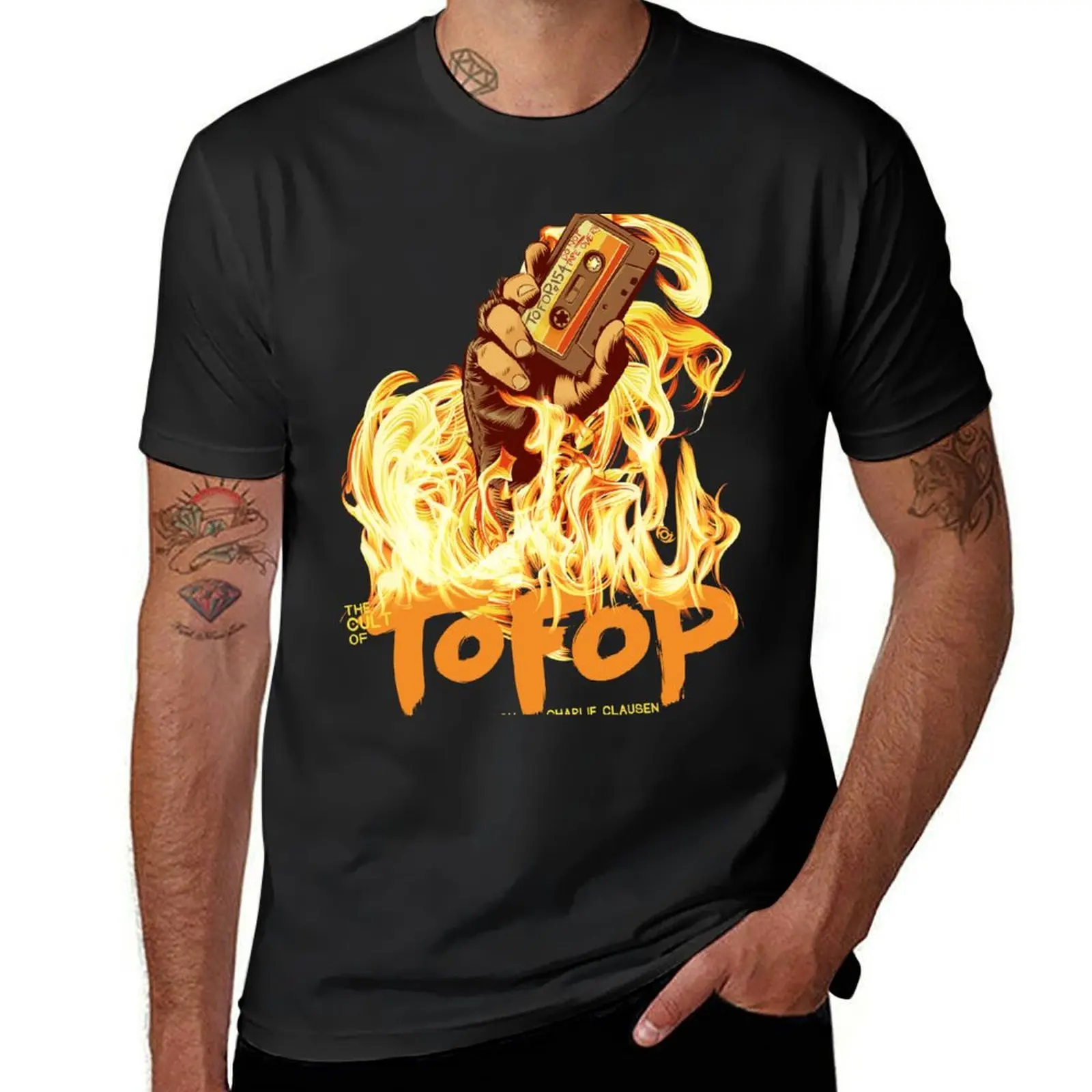 

TOFOP - The Cult of TOFOP T-Shirt Anime t-shirt hippie clothes croswit shirt man Men"s clothing