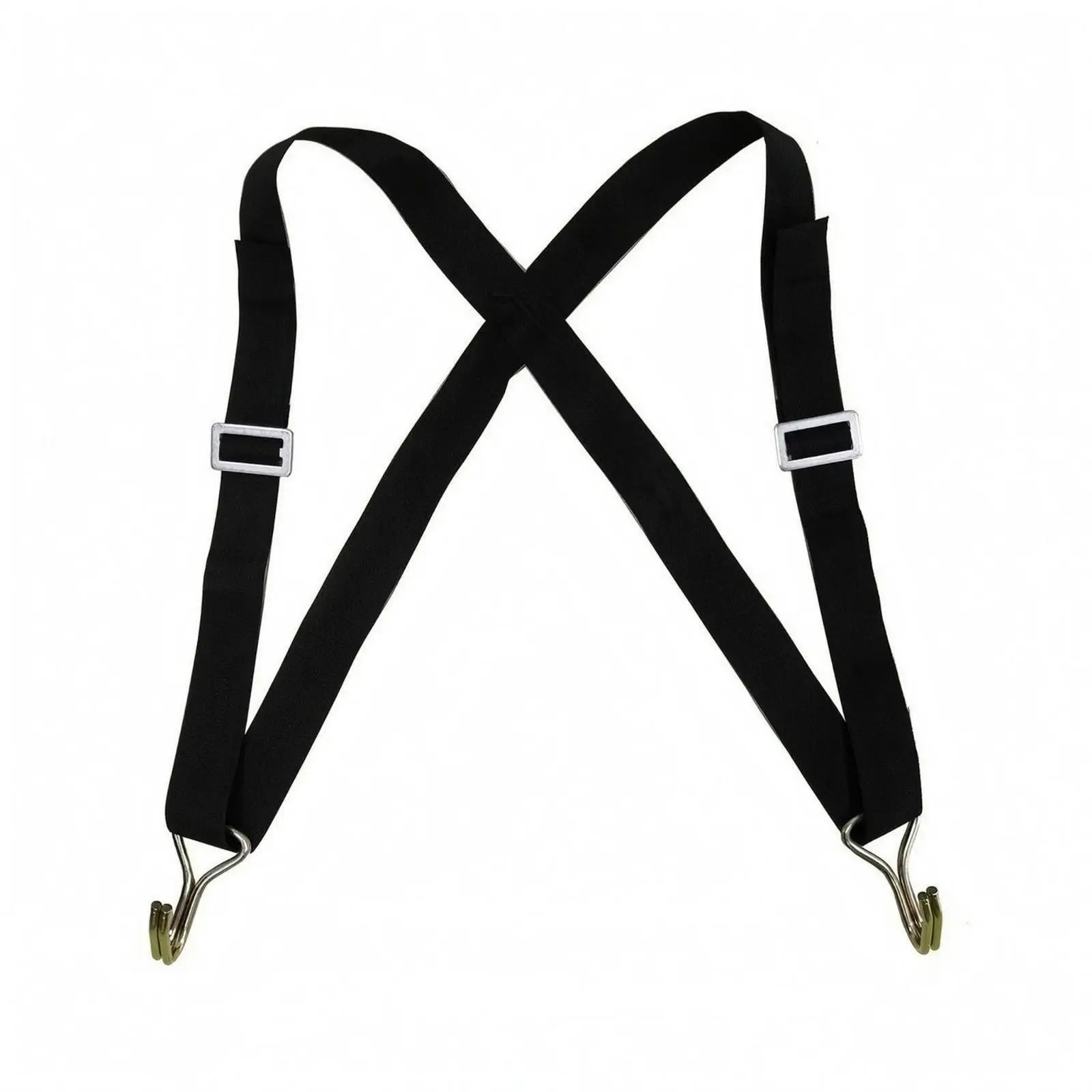 X-Shaped Back Lifting Strap Metal Hooks Support Gear Minimal Stretch