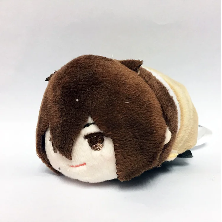 Stuffed 8.5cm Stray Dogs Mochi Moscot Edogawa Ranpo Izumi Kyouka Dazai Nakahara Chuuya Yosano Akiko Plush Pendant Toys for Adult