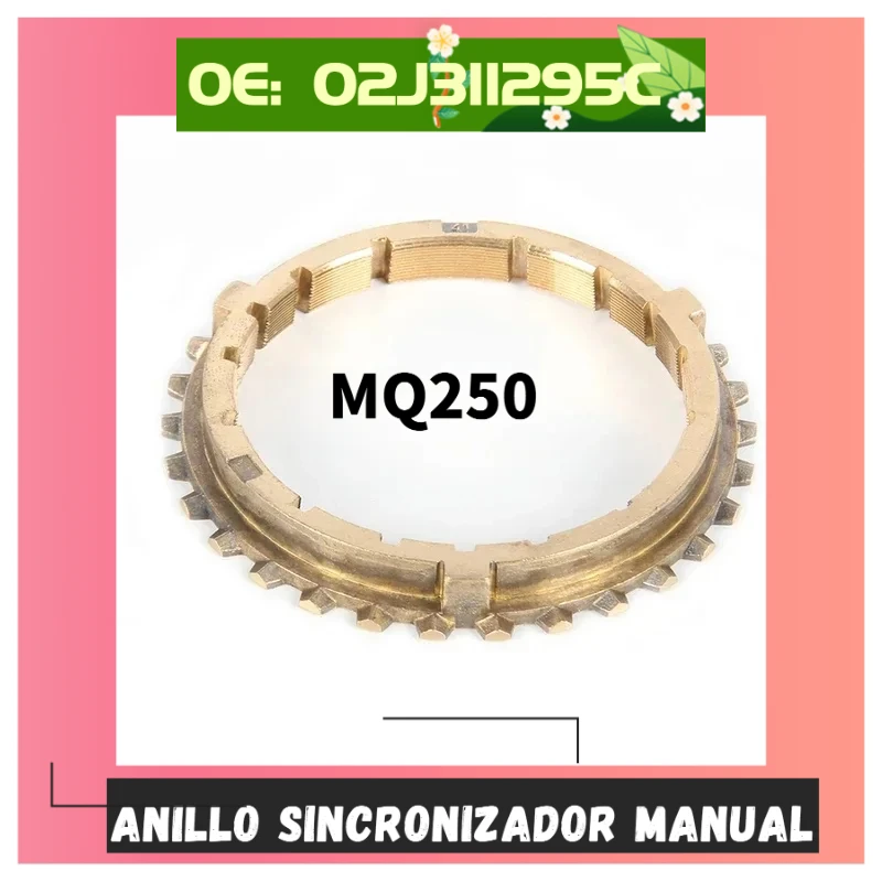 02J311295C MQ250 5th Gear Synchronizer Ring Auto Transmission Replacement Parts Car Repair Accessories