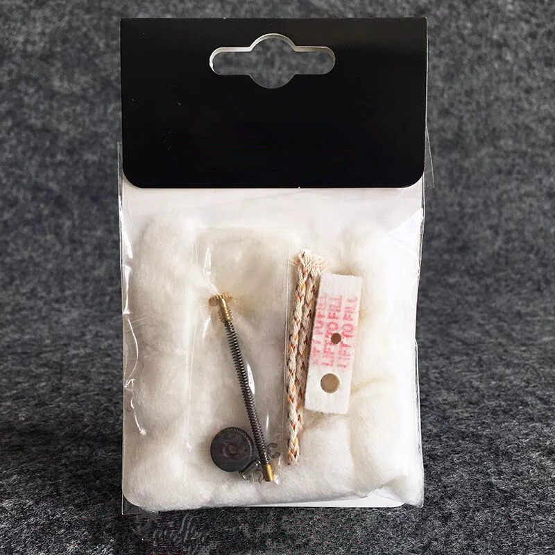 6 Stks/set Vervanging Stalen Wiel/Verwijderbare Klinknagel/Lente/Katoenen Wieken Kit Voor Zippo Kerosine Lichter Diy Upgrade reparatie Accessoire