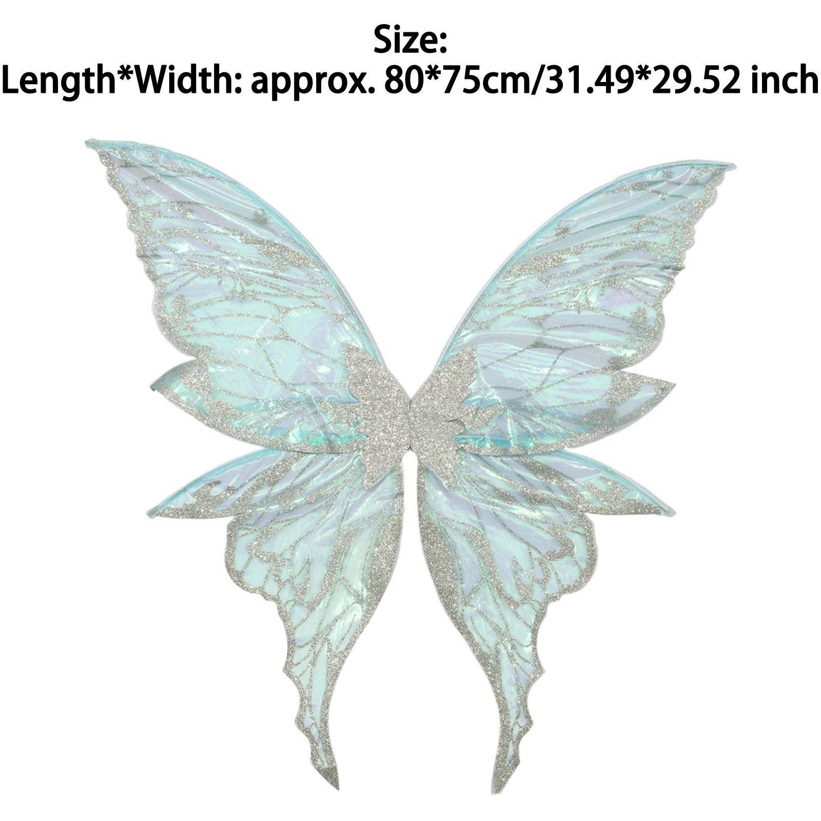 Cute Butterfly Wings Princess Angel Wings with Elf Ears Halloween Role Play Accessories for Women Girls Bachelor Parties Props