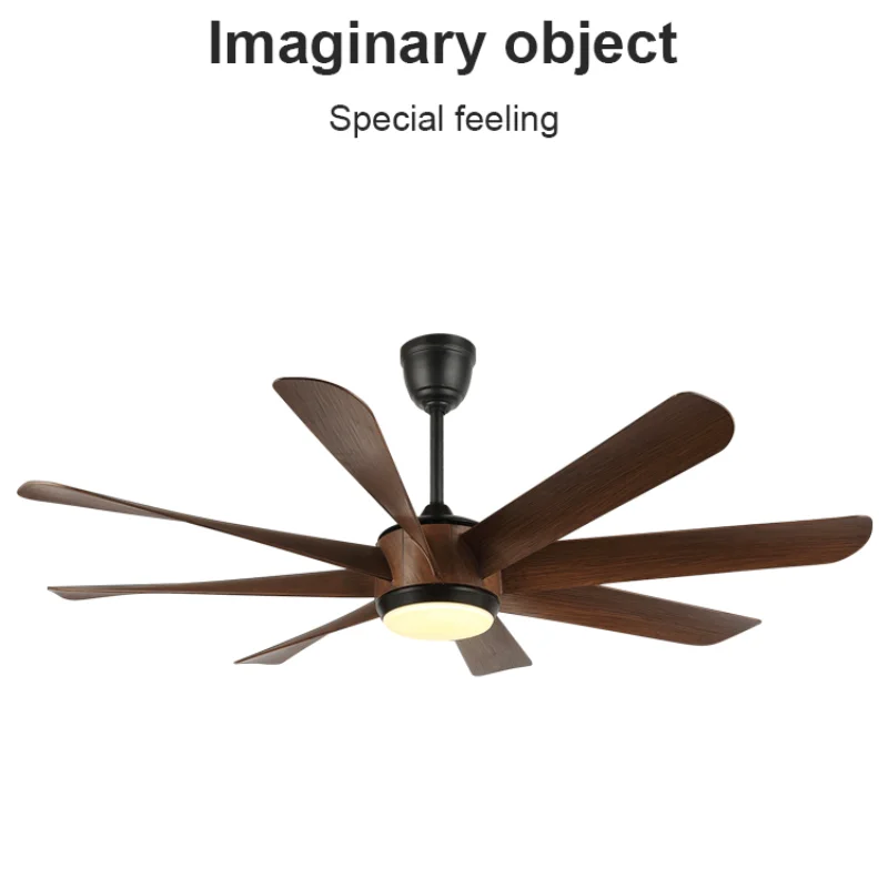 Flower Ones American frequency conversion silent noise reduction electric fan simple modern living room dining room creative