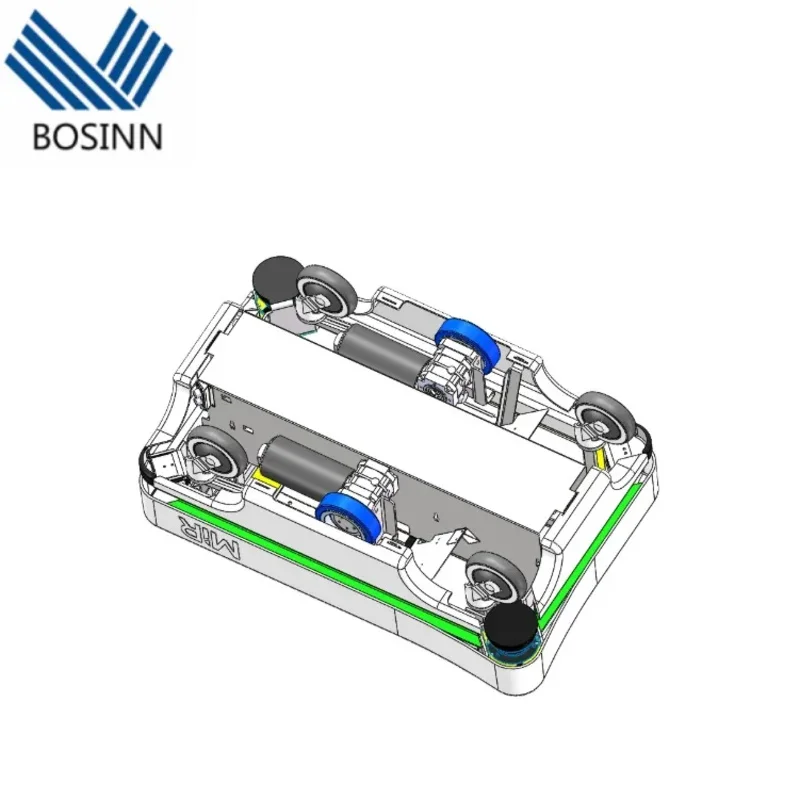 Hotel Service Delivery Robot Automated Guided Vehicle Cart 300KG Chassis Base Autonomous Mobile Robot ARM