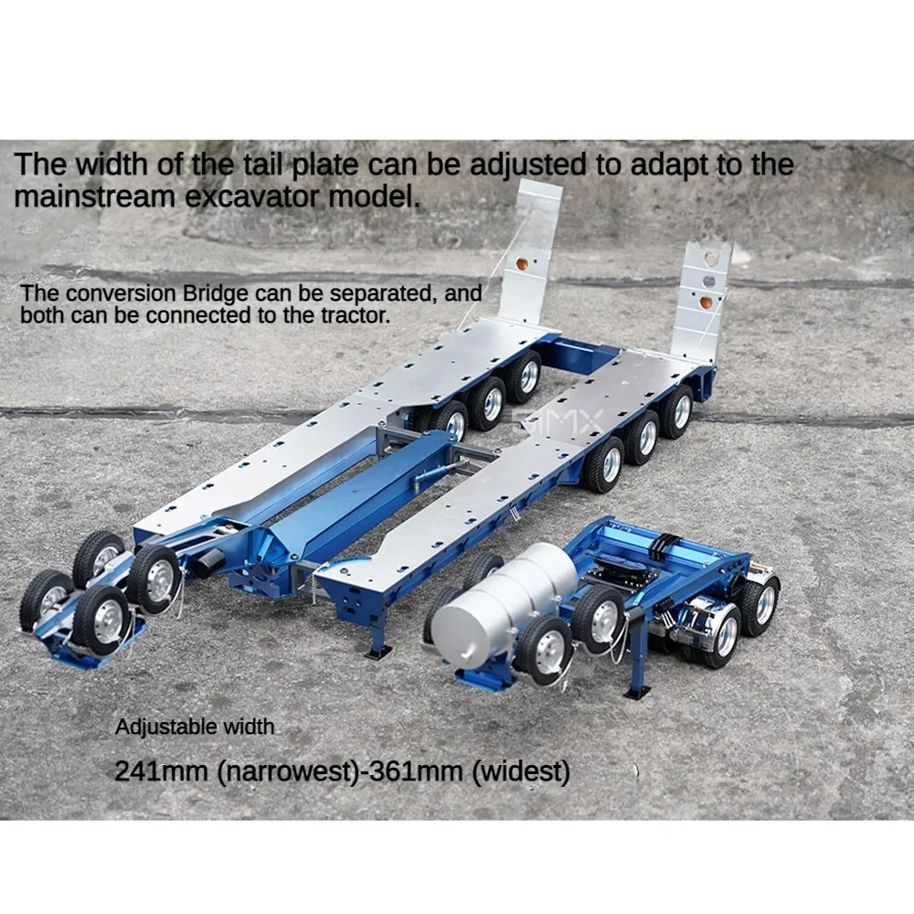 1/14 RC Truck Heavy-duty Pallet Variable Width All-metal Australian Monitor Lizard Simulation Model K970 Transfer Artifact