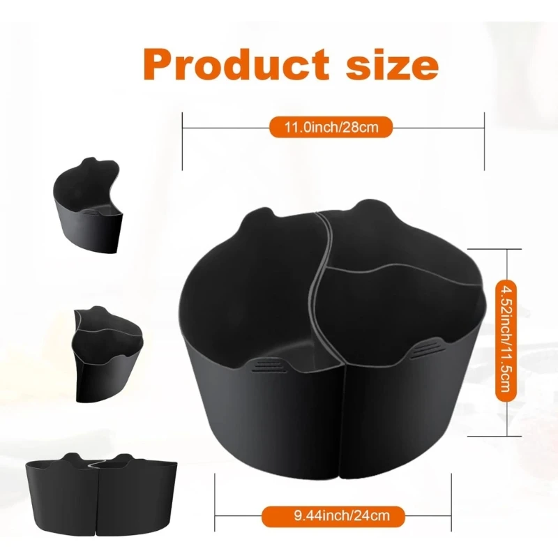 Panelas guisado silicone reutilizáveis ​​Sacos guisado à prova vazamentos fáceis limpar suprimentos cozinha