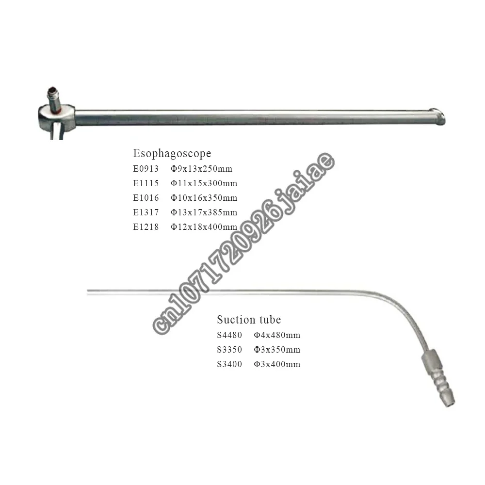 

Esophagoscope Tube with Fiber Medical ENT optical