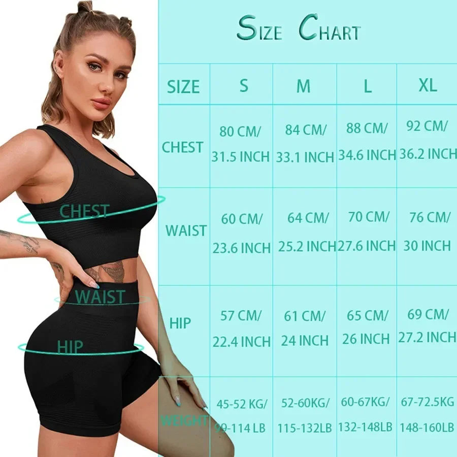 Workout-Outfits für Damen, 2-teiliges, nahtlos geripptes Leggings mit hoher Taille und Sport-BH-Übungsset