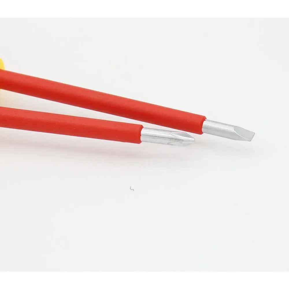 230mm VDE Insulated Electricians 6.5mm Slotted Phillips Head Screwdriver With VDEHandle For Electrician Maintenance