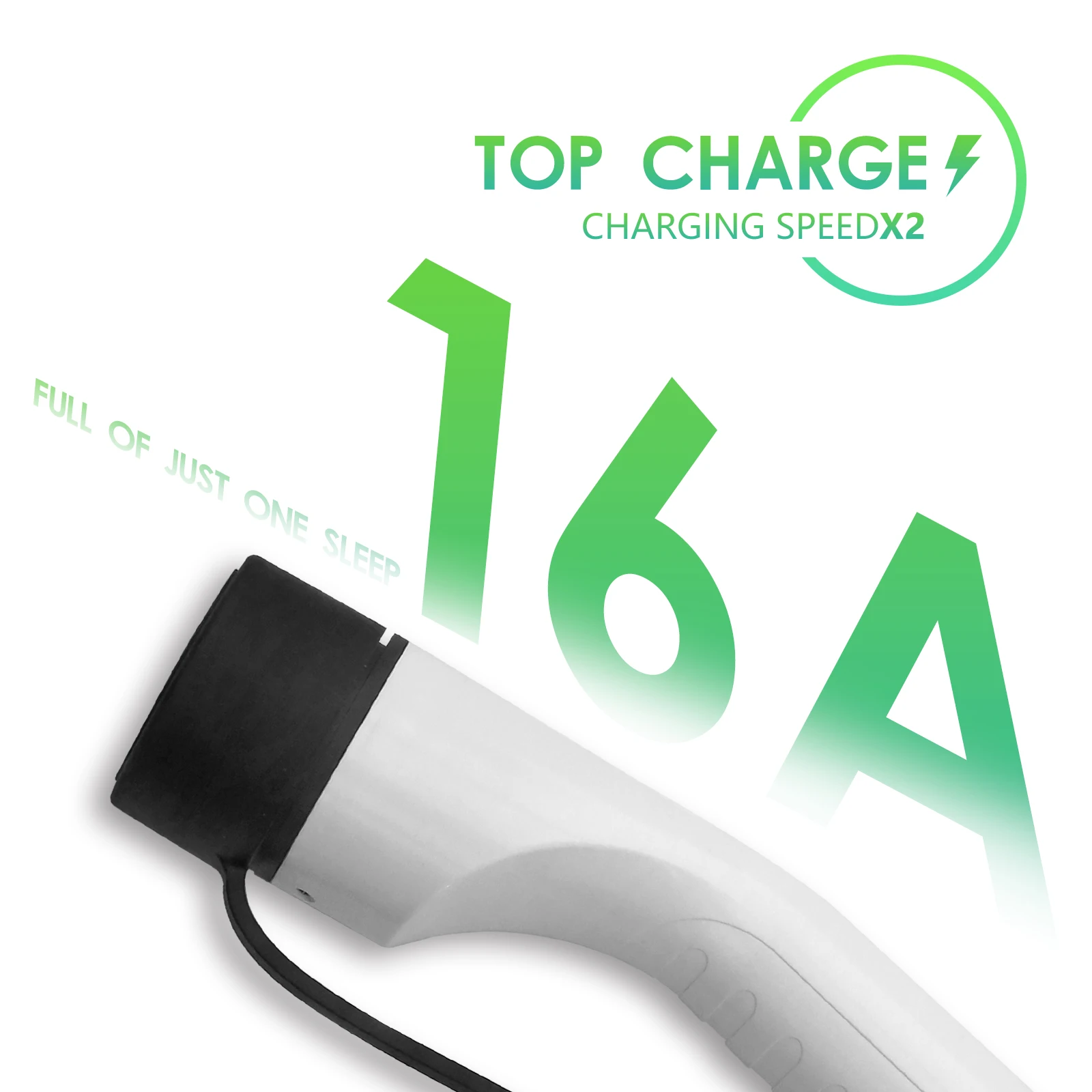 Portable Electric Car Charger Gun for Tesla 16A Type 1 Type 2 Compact and Lightweight EV charger New Energy Vehicles Charge Pile