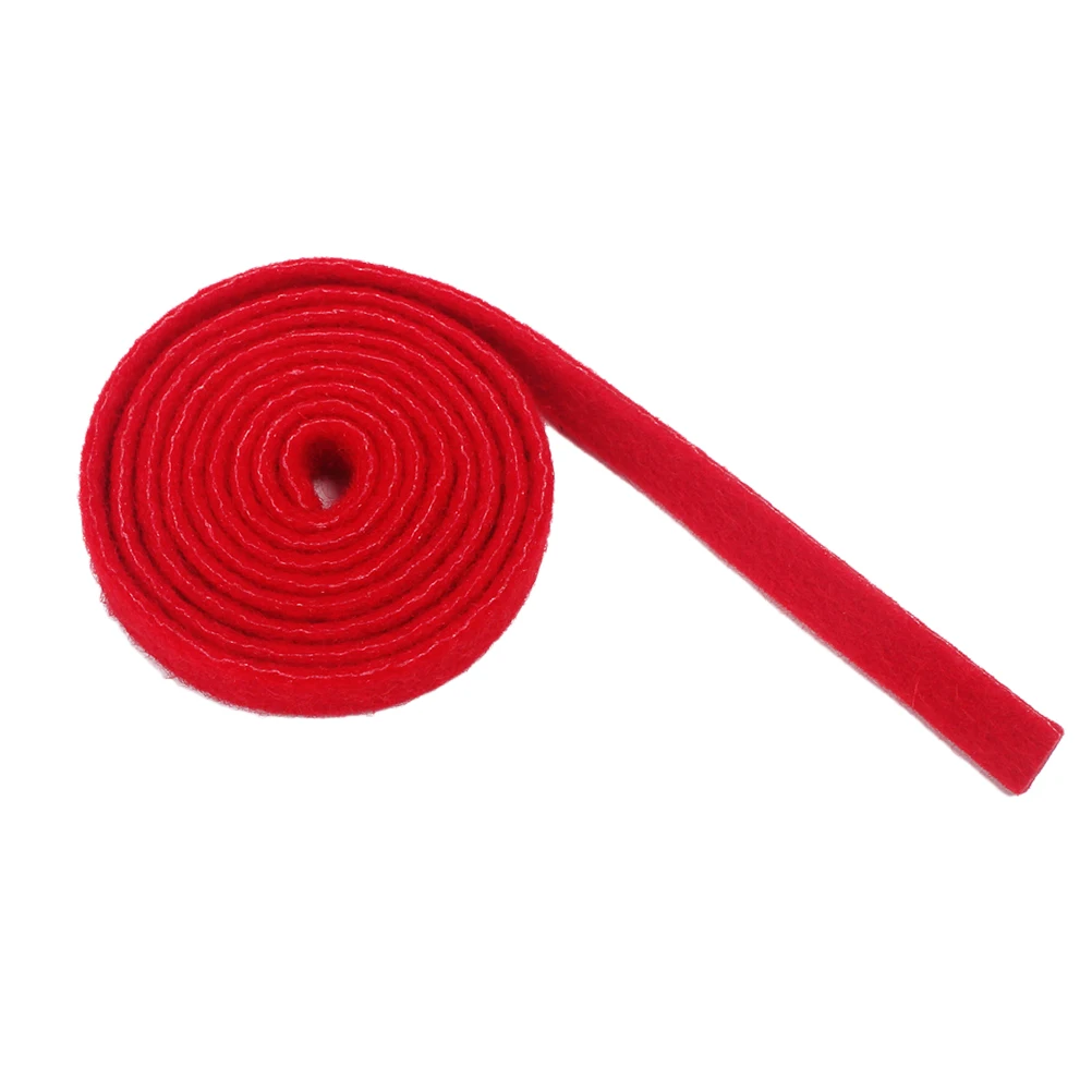 

Practical Piano Tuning Felt Wool Temperament Strip Tapered Mute Piano Tuning Tools Accessories (Red)