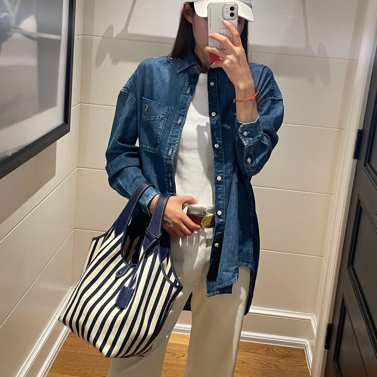 Borsa di lusso Borsa a tracolla classica Borsa tote a righe Borsa per mummia in tela Borsa per tata di grande capacità Borsa da esterno casual Regalo per le vacanze