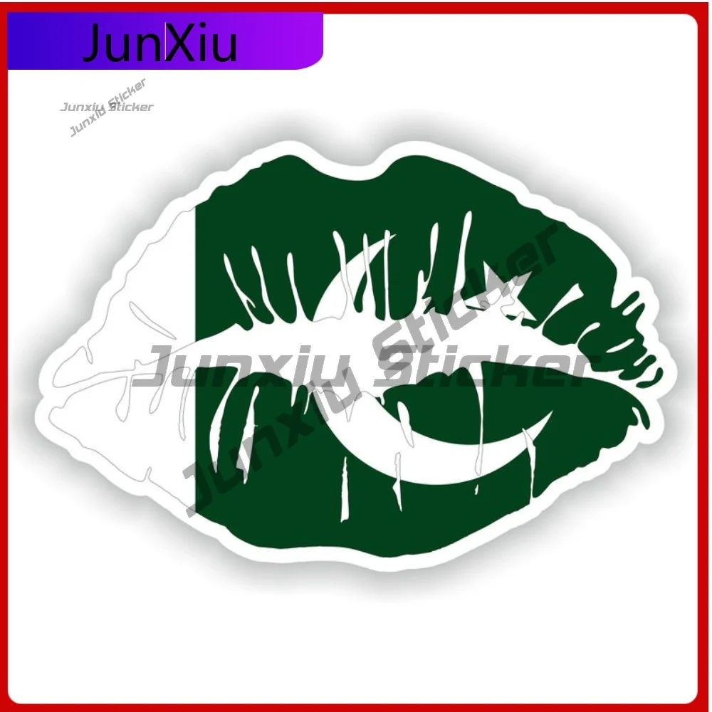 

With National Emblem Detail Pakistan Lips Flag Trendy Vehicle Body Decoration Used Across Cars Motorcycles And Scooters