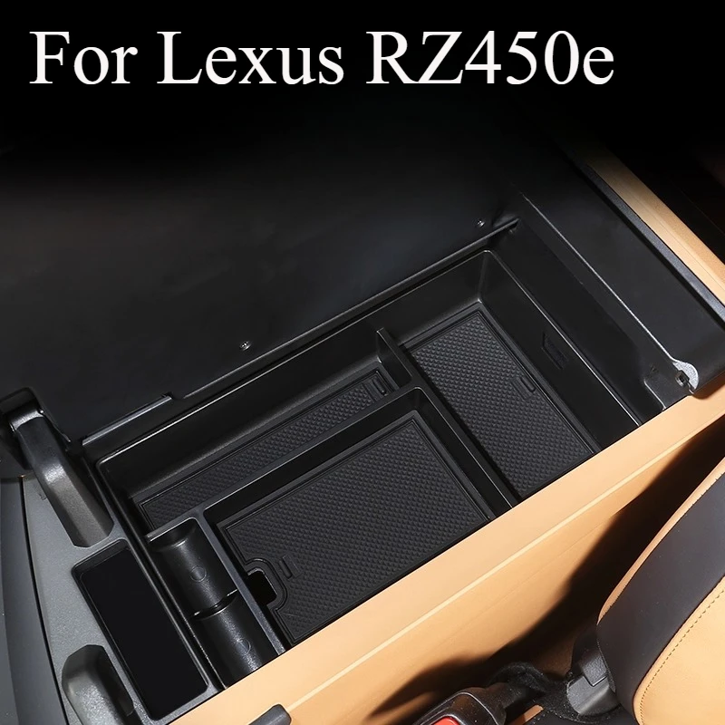 

Для Lexus RZ450e лоток-органайзер на центральной консоли, лоток для хранения в подлокотнике с крышкой, разделитель для перчаточного ящика на заказ