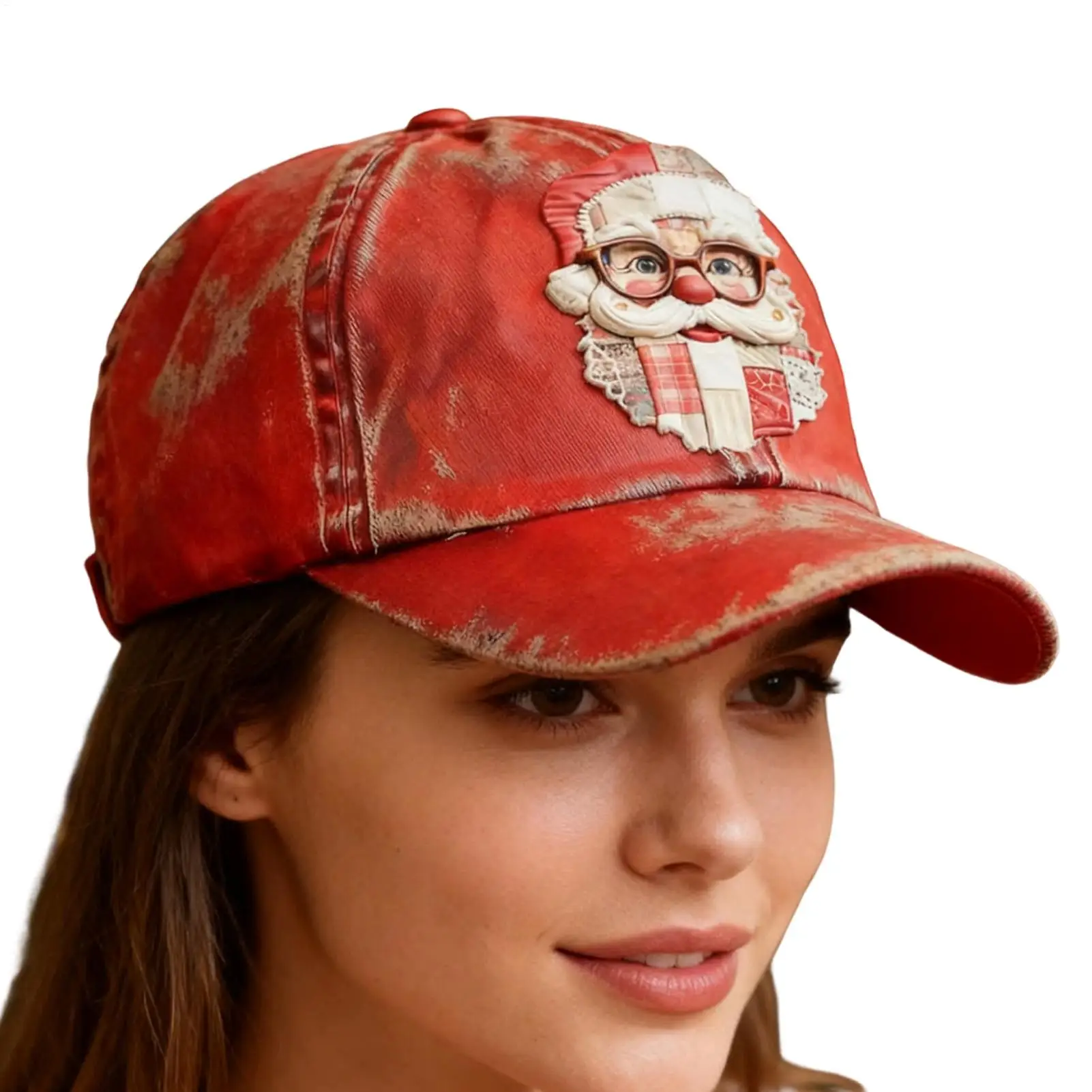 

Бейсбольные кепки для мужчин, рождественские красные забавные винтажные бейсбольные кепки с принтом Санта-Клауса, новые модные кепки унисекс для дальнобойщиков