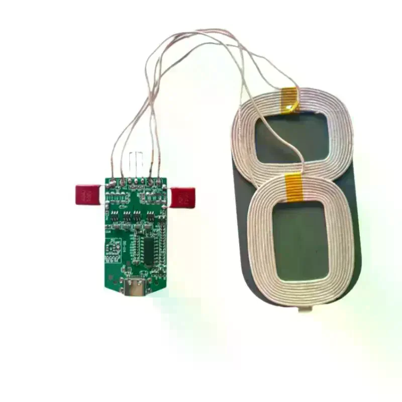 

1Pcs Wireless Charging Type-C Interface 15W Dual Coil Wireless Charging Module Wireless Charger PCBA Home Car Equipment