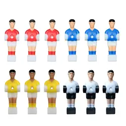 3x Soccer Table Men Player Football Players Figures Football Tabletop Board Game Foosball Men for Sport Soccer Table Family