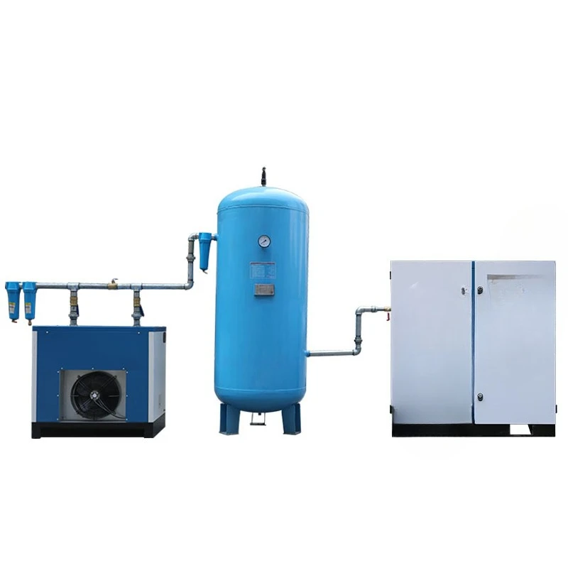 Screw air compressor 7.5kw power frequency screw air compressor