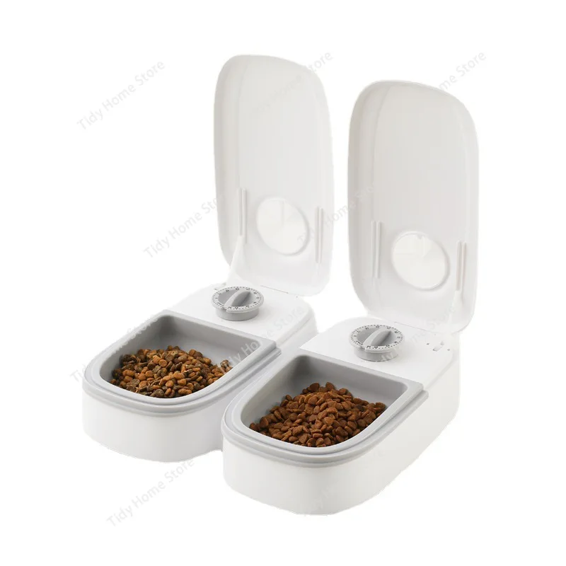 

Кормушка для собак, кошек, автоматическая миска для воды с таймером, диспенсер для хранения корма для домашних животных, контейнер для домашних животных, аксессуары для щенков и котят