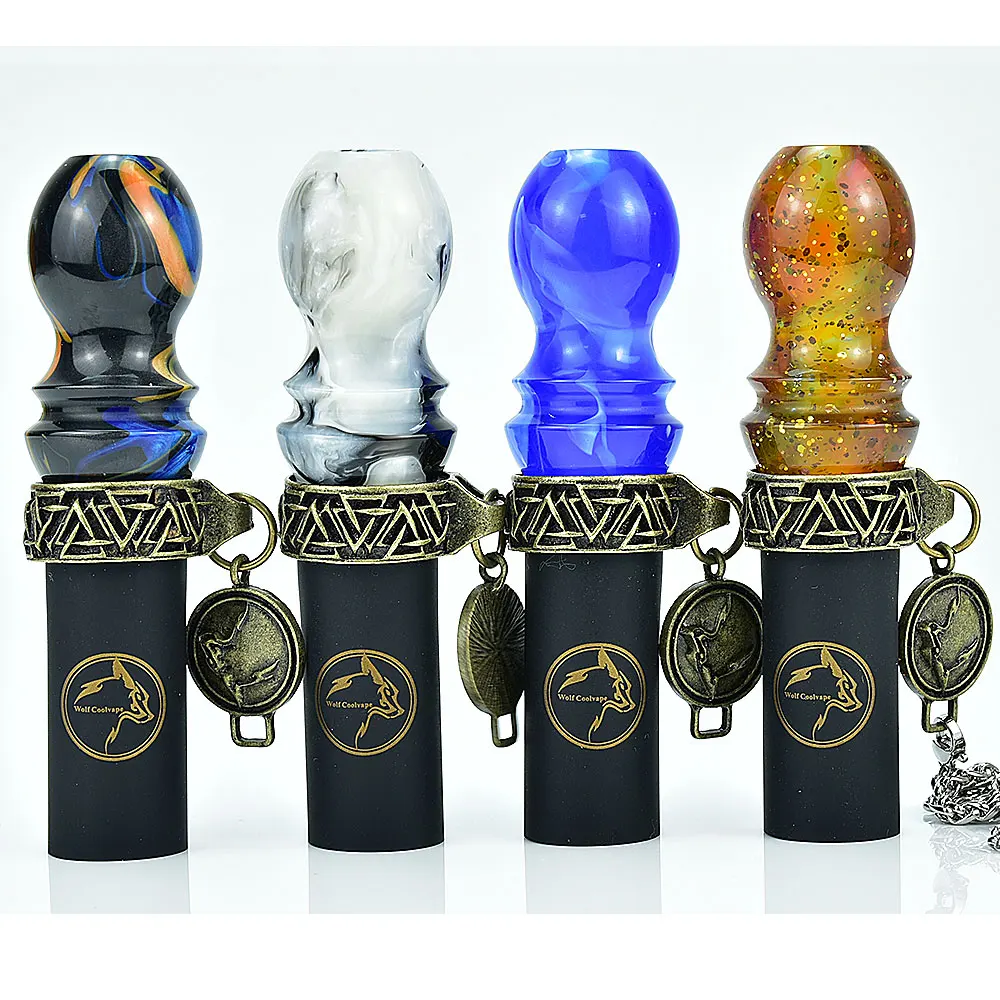 Hookah Mouthpieces Hookah Sheesha Resin Chicha Narguile Shisha Accessories Silicone Hang Rope Strap Water Pipe Mouth Tips