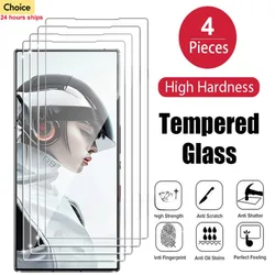 4Pcs Tempered Glass for ZTE Nubia Z50 Ultra Red Magic 9 8 8S 7 7S 6 6S Pro 6R 5G 5S 3 Mars Protective Screen Protector Glass