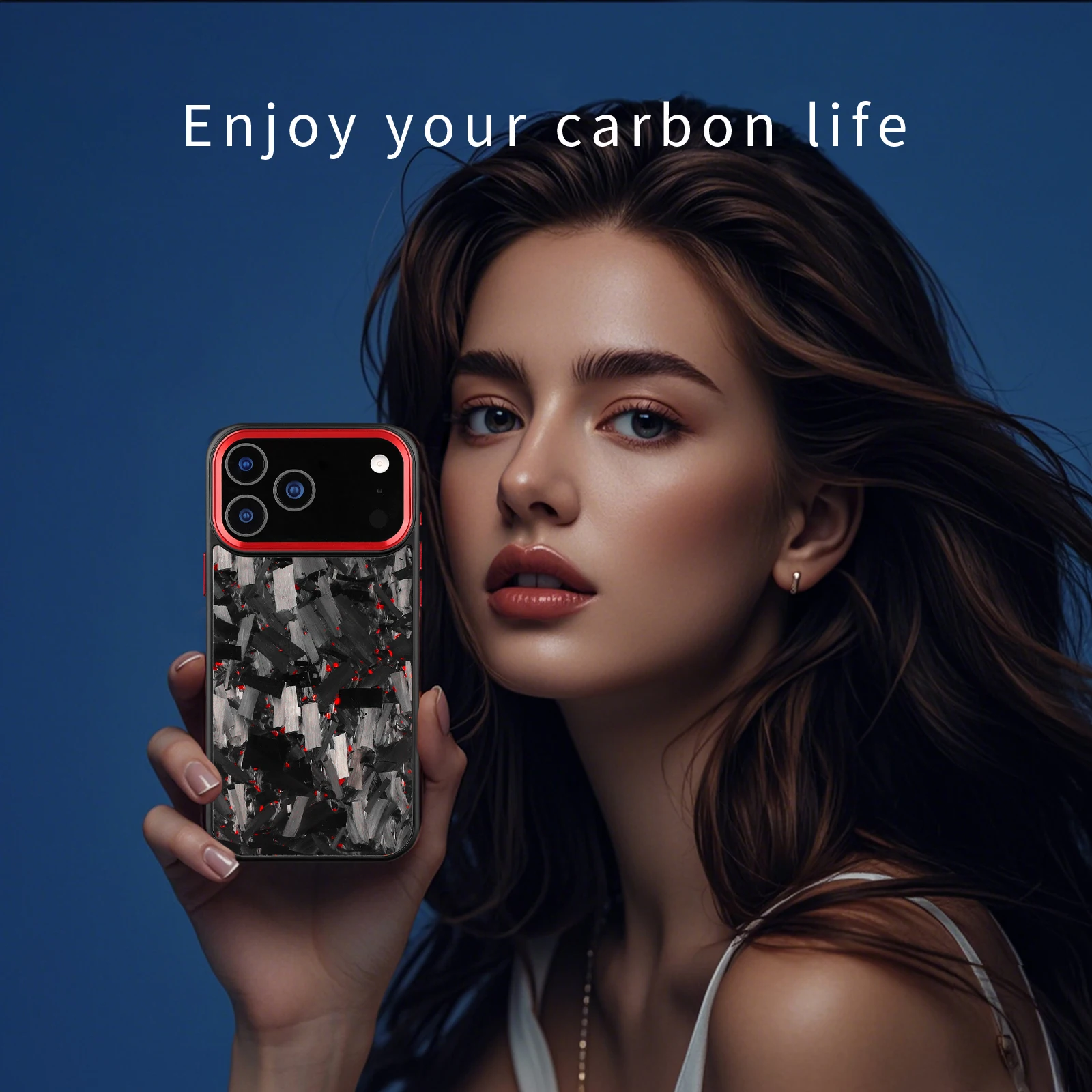Real Premium Forged Carbon Fiber Phone Case For iPhone 17 Pro Max Air Shockproof Anti-slip Wireless Charging Cover