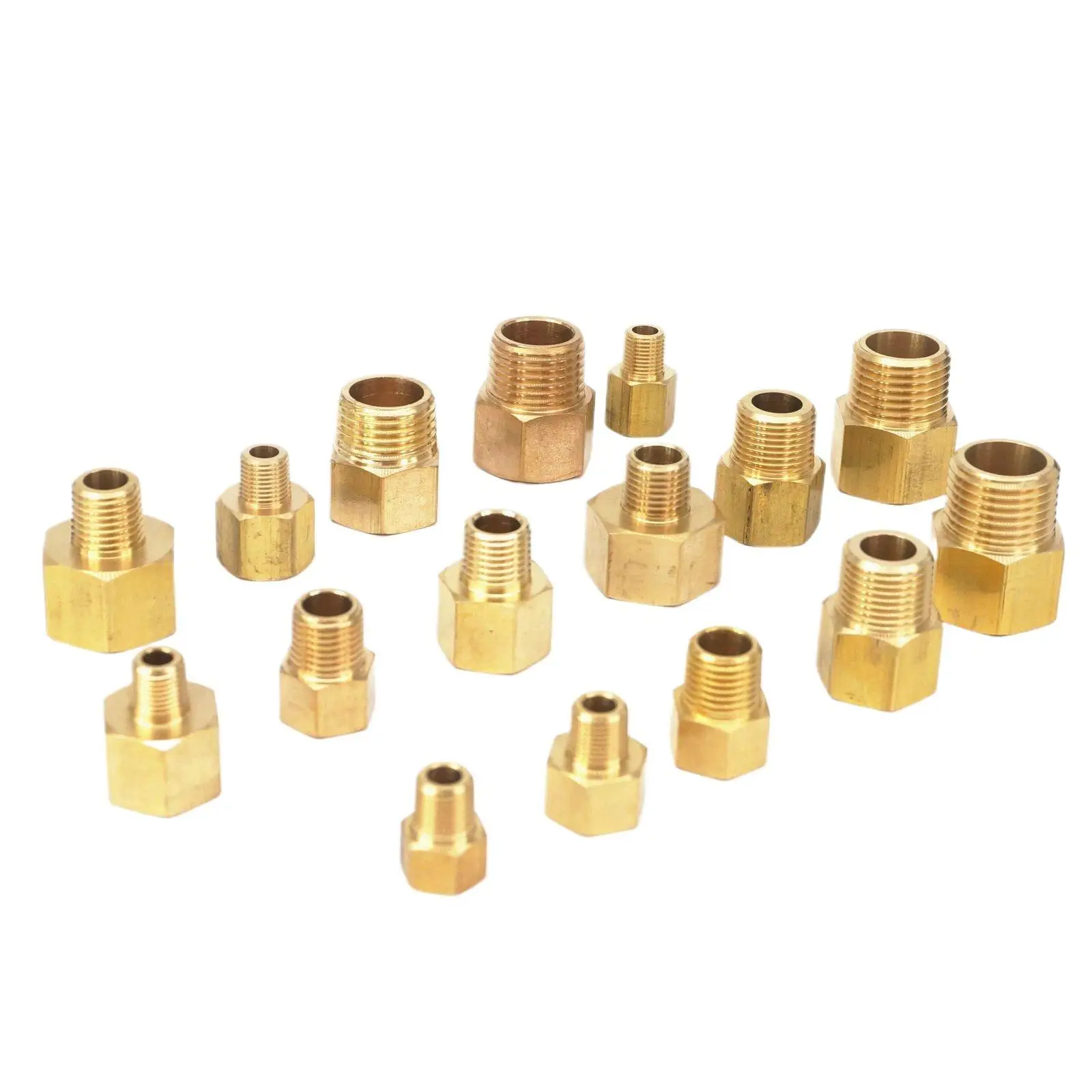 Adaptador de parafuso bsp, conector de adaptador para medidor de pressão de ar, gás, combustível, água, tubo de metal