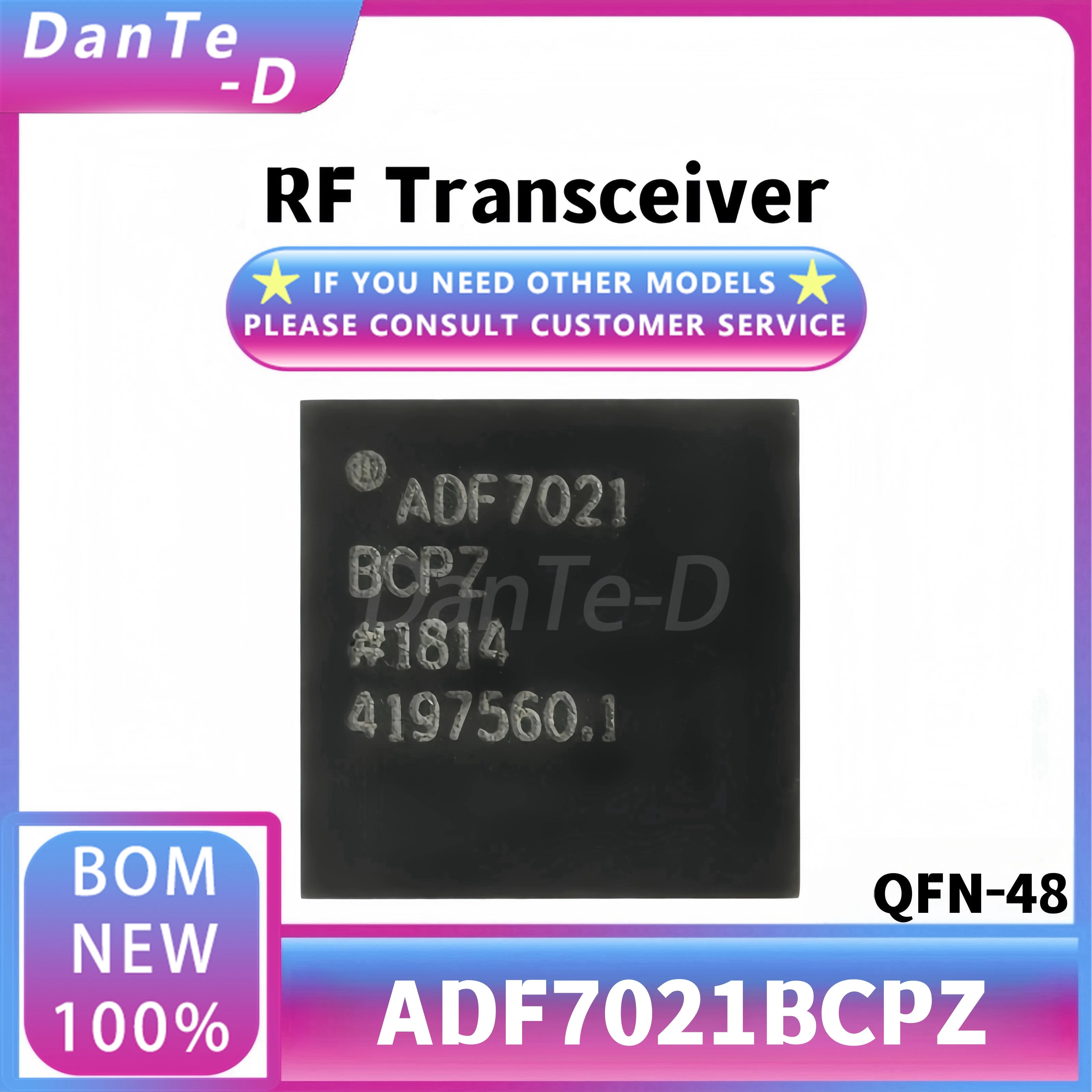 ADF7021BCPZ-RL7 package VFQFN-48 high performance narrowband ISM transceiver IC new original authentic