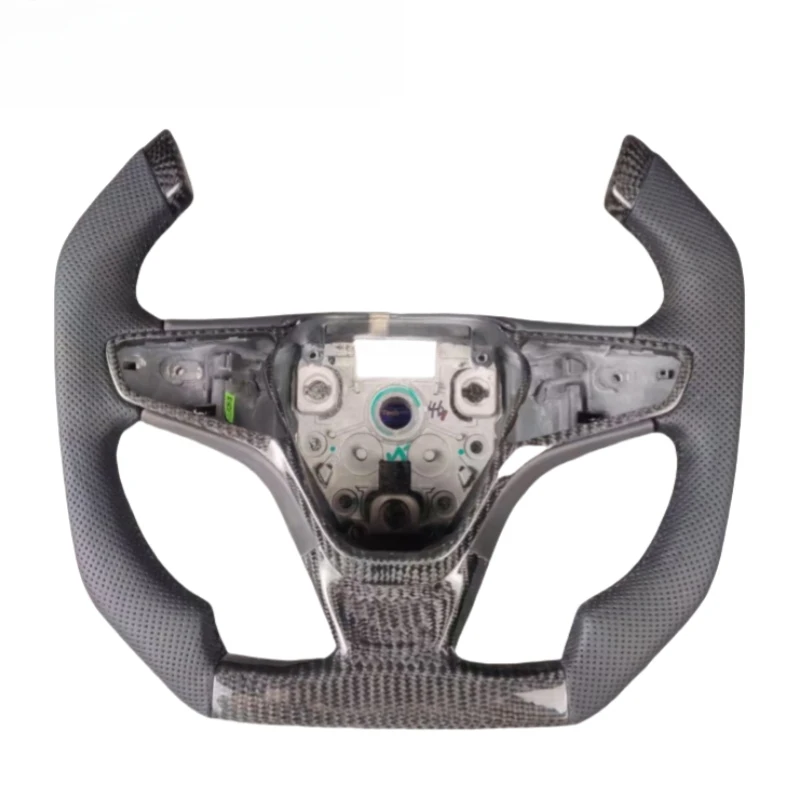 

Carbon Fiber & Leather Steering Wheel, Custom Design Upgrade