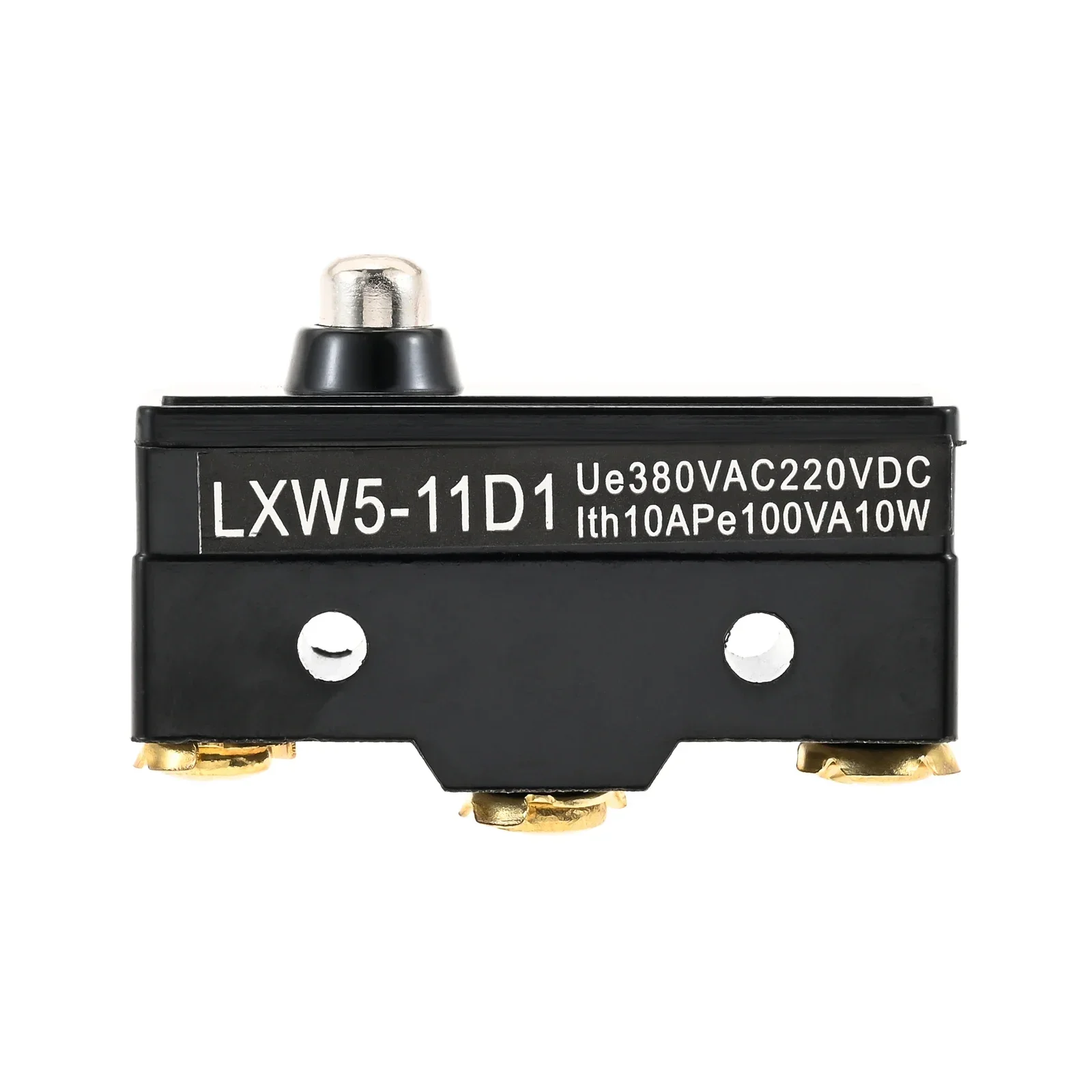 LXW5-11D1 Elctronic High Precision Travel Button Micro Limit Switch 3 Screw Terminal Short Spring Plunger Type 10A AV380V DC220V